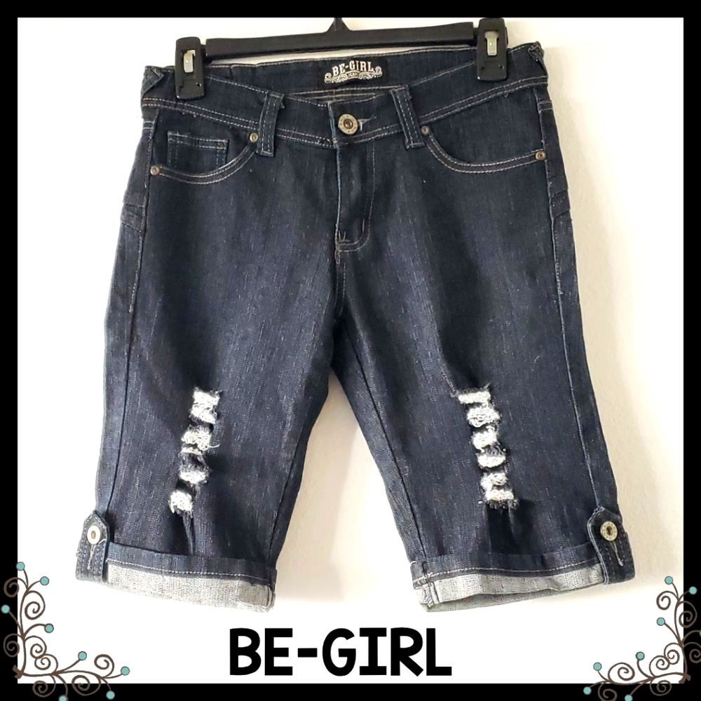 ♥️ BE-Girl:Size:5/6/ Capri Denim Shorts
